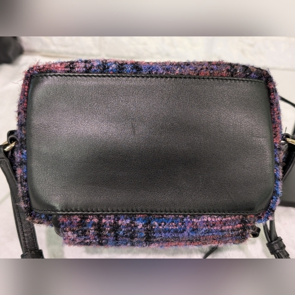 Kate Spade Emerson Fabric Jessa Tweed Backpack Burgundy/Multi 90's Inspired Bag - Picture 10 of 16